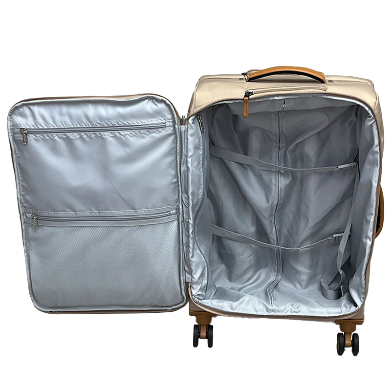 Oxford Cloth Spinner Luggage with Insulated Compartment-Spacious Interior Oxford Cloth Spinner Luggage with Insulated Compartment-Spacious Interior