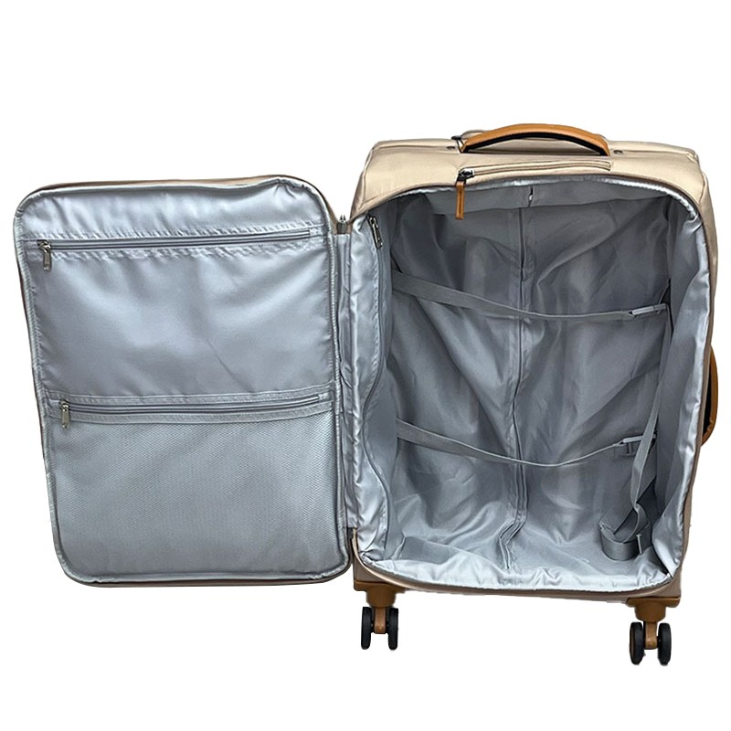 Oxford Cloth Spinner Luggage with Insulated Compartment-Spacious Interior Oxford Cloth Spinner Luggage with Insulated Compartment-Spacious Interior