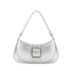 Lady Genuine Leather And Canvas Handbag Tote Bag
