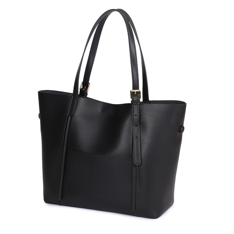2025 Wax Oil Leather Lady Tote Shopping Bag