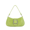 Lady Genuine Leather And Canvas Handbag Tote Bag