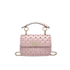 Lambskin Quilted Chain Shoulder Bag with Rivet