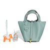 Designer Picotin Lock Bag Top Layer Cowhide Basket Bag For Female
