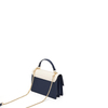 White Female PU Leather Crossbody Bag Sling with Chain