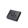 Low MOQ fashion genuine real crocodile short wallet luxurious unisex wallets leather men wallet fashion crocodile coin purse