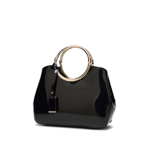 New Trendy Patent Leather Handbag PU Shoulder Bag Women Luxury Crossbody Chic Customization Approved