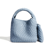 Woven Braided Genuine Leather Crossbody Bag
