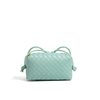 Trendy Embossed Woven Compact Mini Crossbody Bag