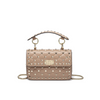 Lambskin Quilted Chain Shoulder Bag with Rivet