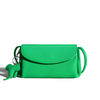 Mini genuine pebble grain leather phone purse bag