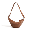 2024 Unique Elegance Genuine Leather Croissant Bag For Women