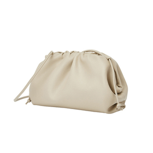 Recycled vegan leather crossbody bag with frame lady fashion sling bag