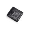 Low MOQ fashion genuine real crocodile short wallet luxurious unisex wallets leather men wallet fashion crocodile coin purse