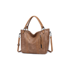 2022 Luxury Bolsa Custom PU Leather Trendy Lady Tote Hand Bags Branded Purse for Sac women