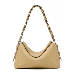 Fluffy genuine leather lady crossbody bag daily use work bag for young women