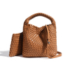 Woven Braided Genuine Leather Crossbody Bag