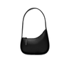 Crescent-shaped single-shoulder genuine leather underarm bag