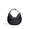 Latest genuine leather weave shoulder handbag