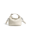 2024 Women’s Woven Genuine Leather Minimalist Shoulder Handbag