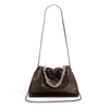Solid Color Niche Square Genuine Leather Shoulder Bag For White Female