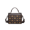 2022 New Fashion Badge Handbag Trend Versatile One Shoulder Messenger Small Square Bag High Quality Leather Women's Bag