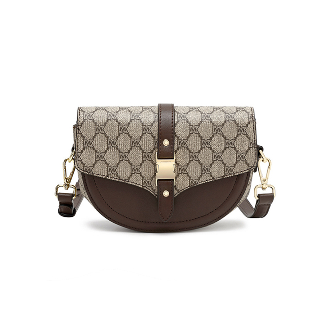 Guangzhou designer customized lady leather saddle bag crossbody designer bags women famous brands shoulder mini bag