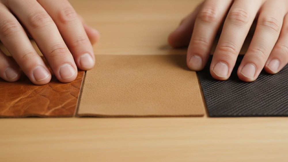 close-up-of-full-grain-top-grain-and-saffiano-leather-textures