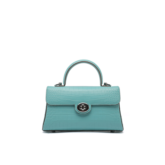 Street-style Crocodile Leather Women's High-end Flap Bag