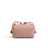 Trendy Embossed Woven Compact Mini Crossbody Bag
