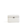 Ostrich Leather Women's Square Crossbody Clutch Bag for Phone