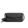 Mini genuine pebble grain leather phone purse bag