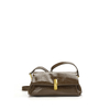 2024 Fashion High-end Soft Wax Genuine Leather Underarm Baguette Bag for Female