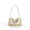 Solid Color Niche Square Genuine Leather Shoulder Bag For White Female
