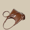 Wax Oil Leather Luxury Design Hobo Bag Crossbody Handbag