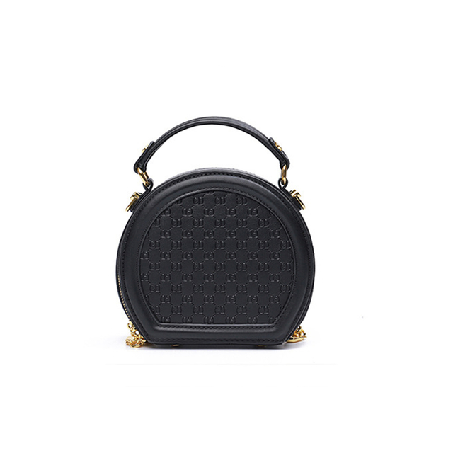 2022 Best Hot Sale New Design Wholesale Customized Designer Leather Circle Bag for Women Round Cross-Body Circle Purse