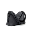 Fluffy genuine leather lady crossbody bag daily use work bag for young women