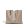 Large smooth cow leather tote bag for women
