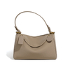 Women’s Minimalist Genuine Leather Hobo Bag With Crossbody Strap