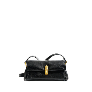 2024 Fashion High-end Soft Wax Genuine Leather Underarm Baguette Bag for Female