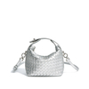 2024 Women’s Woven Genuine Leather Minimalist Shoulder Handbag