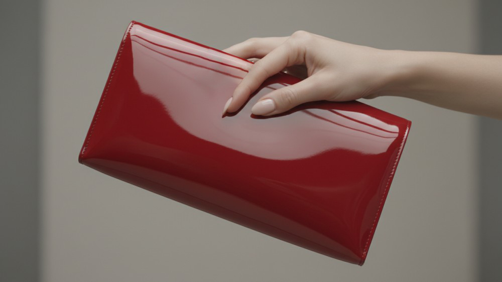 crimson-patent-leather-clutch-models-hand-2