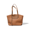 Large genuine leather tote bag for lady