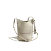Minimalist Grained Calfskin Crossbody Phone Bag with Thin Strap