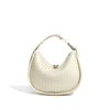 Latest genuine leather weave shoulder handbag