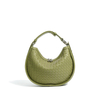 Latest genuine leather weave shoulder handbag