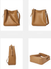 Adjustable Strap Bucket Ladies Tote Shoulder Bag Luxury Genuine Leather Elegant Designer Women Hand Bags