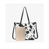 Western-Inspired Cow Print Chic Tote Bag