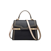 Black Genuine Leather Crossbody Sling Bag for Women