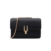 Square Minimalist Genuine Leather Lady Crossbody Bag