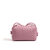 Trendy Embossed Woven Compact Mini Crossbody Bag